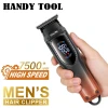 DALING 2300 New professional hair clipper USB fast charging LED LCD display bald hair clipper oil hair Specification image